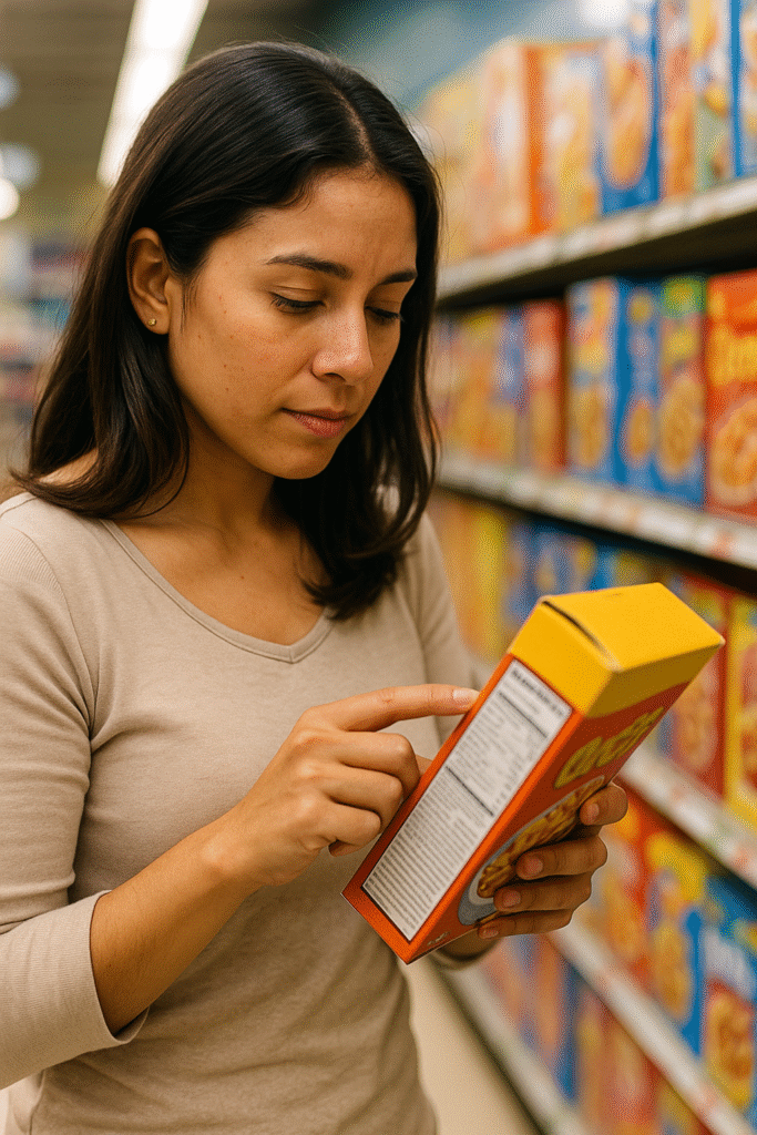 Glosario de alergias alimentarias con 60 términos clave: trazas, contacto cruzado, “puede contener” y anafilaxia. Incluye guía para pedir y Directorio Freevia Caracas.